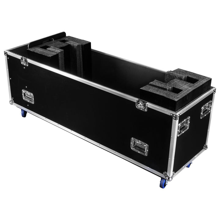 Dual 75″ Flat Screen Monitor Case with Casters