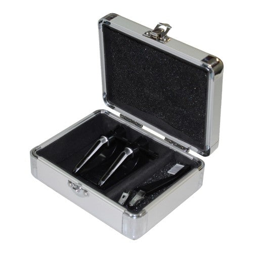 Silver Case for Two Turntable Needle Cartridges