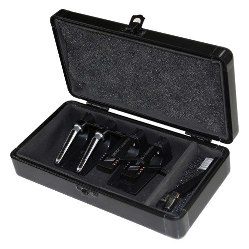 Black Case for Four Turntable Needle Cartridges